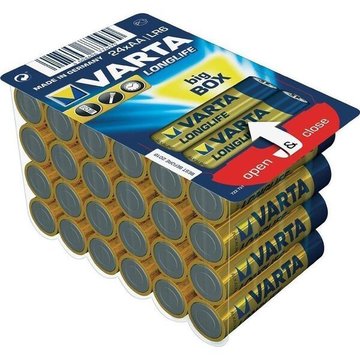 Батарейка Varta Longlife AA BLI 24 Alkaline (04106301124)