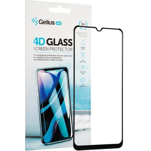 Захисне скло Gelius Pro 4D for Realme С3 Black MK