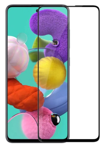 Защитное стекло Incore Full Glue Full Screen for Samsung A51 Black