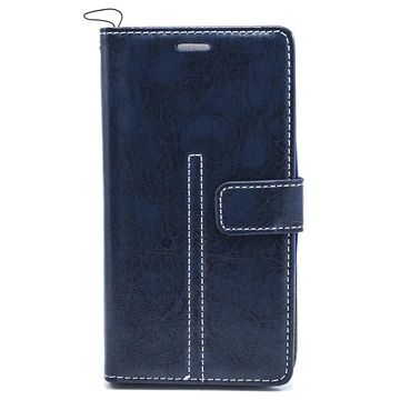 Чехол-книжка Levol Leather with magn 4.8-5.1 Blue