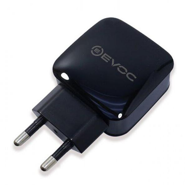 Зарядний пристрій Evoc 2USB Travel Charger 2.4A+Type C (3208S) Black
