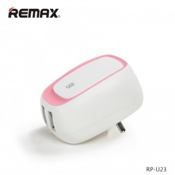 Зарядний пристрій Remax Dul RP-U23 2xUSB 5v 2.4A Pink
