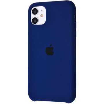 Чехол-накладка Apple Sillicon Case Copy for iPhone 11 Deep Navy