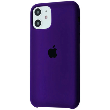 Чехол-накладка Apple Sillicon Case Copy for iPhone 11 ultra Violet