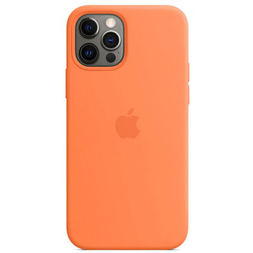 Чехол-накладка Apple Sillicon Case Copy for iPhone 12 5.4 Kumquat