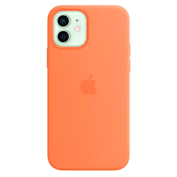 Чехол-накладка Apple Sillicon Case Copy for iPhone 12 6.7 Kumquat