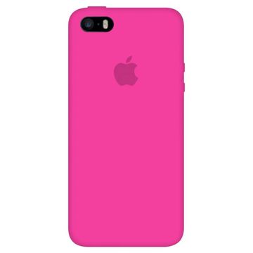Чохол-накладка Apple Sillicon Case copy for iPhone 5 Barbie Pink
