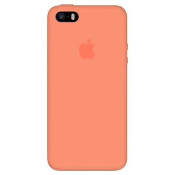 Чехол-накладка Apple Sillicon Case copy for iPhone 5 Peach
