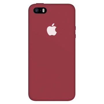 Чехол-накладка Apple Sillicon Case copy for iPhone 5 Red