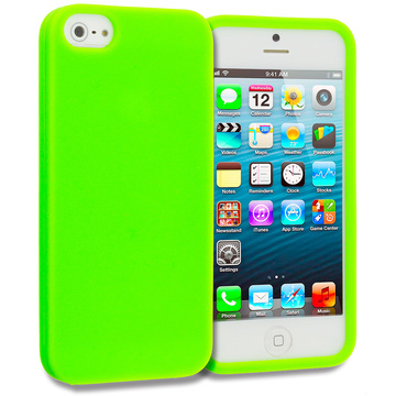 Чохол-накладка Apple Sillicon Case copy for iPhone 5 Green