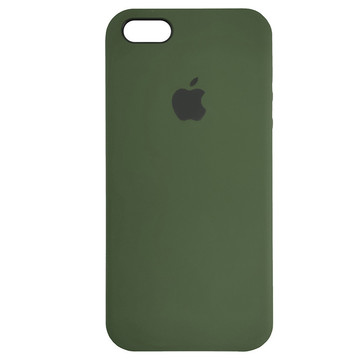 Чехол-накладка Apple Sillicon Case copy for iPhone 5 Dark Green