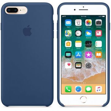 Чехол-накладка Apple Sillicon Case Copy for iPhone 7/8 Plus Blue Cobait