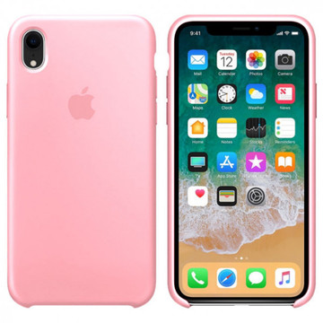 Чохол-накладка Apple Sillicon Case Copy for iPhone XR Light Pink