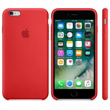 Чехол-накладка Apple Sillicon Case for iPhone 6 Red