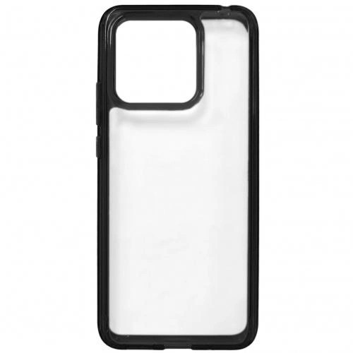 Чехол-накладка Crystal Armor for Xiaomi Redmi 10C Transparent Black Bumper