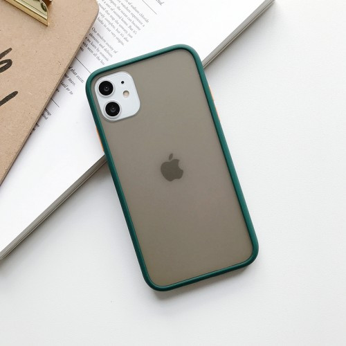 Чехол-накладка Matte Skin Affinity for iPhone 11 Pro Max Dark Green