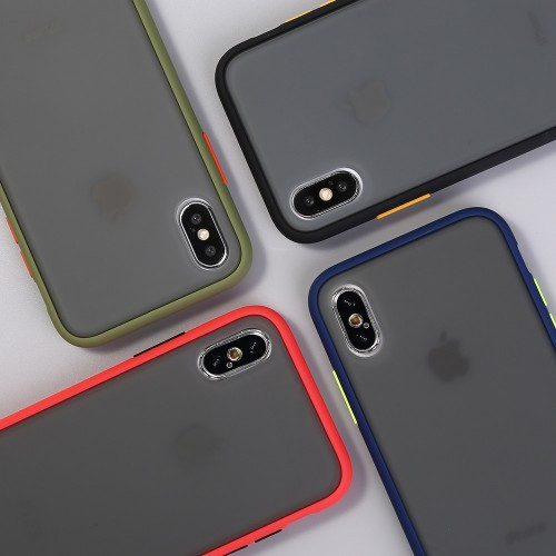 Чохол-накладка Matte Skin Affinity for iPhone XS Max Dark Moss Green