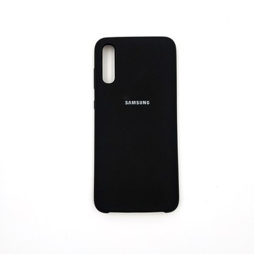 Чехол-накладка Original Silicon Case Samsung A70 Black