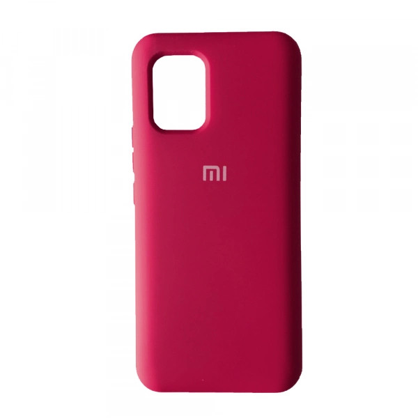 Чохол-накладка Silicone Case Full Xiaomi Mi 10 Lite Hot Pink