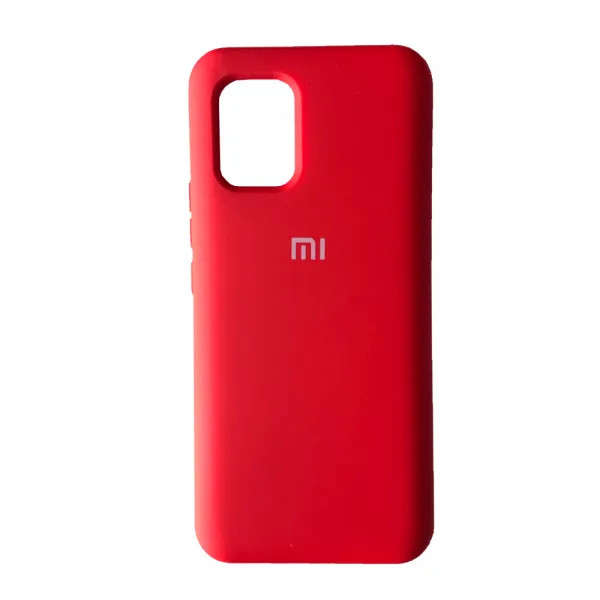 Чехол-накладка Silicone Case Full Xiaomi Mi 10 Lite Red