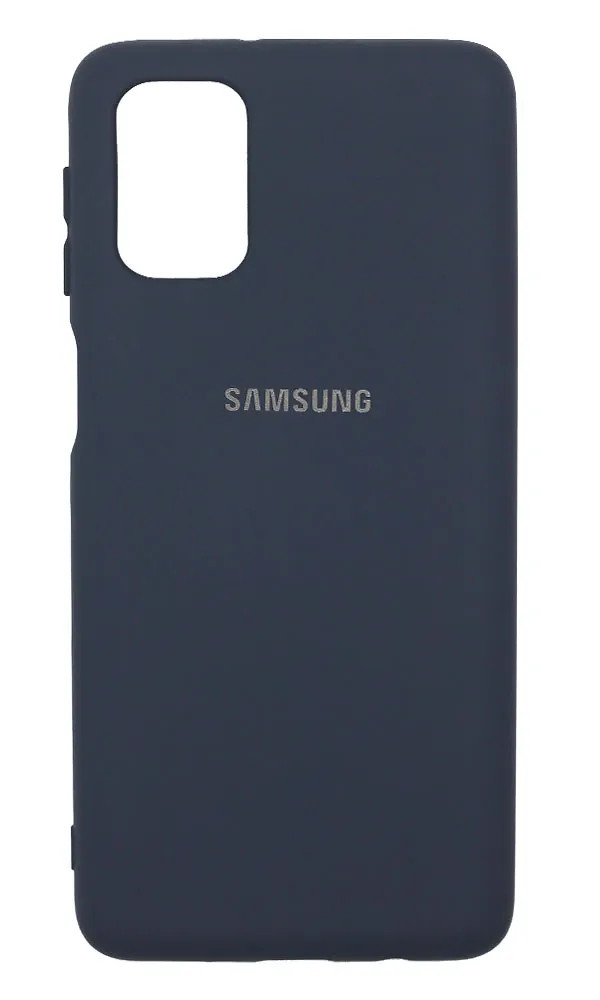 Чехол-накладка Silicone Case Samsung M31s Dark Blue