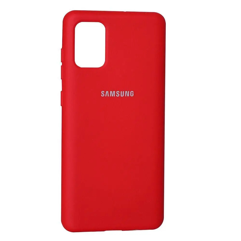 Чехол-накладка Silicone Case Samsung M31s Red