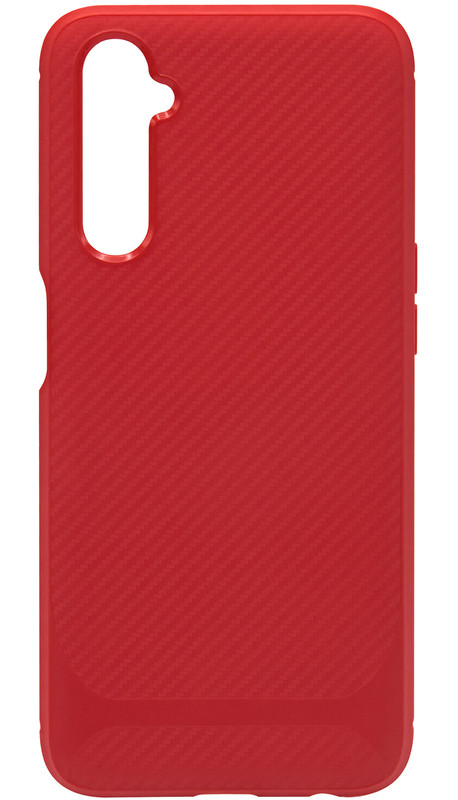 Чехол-накладка Silicone Cover Realmi 6 Red