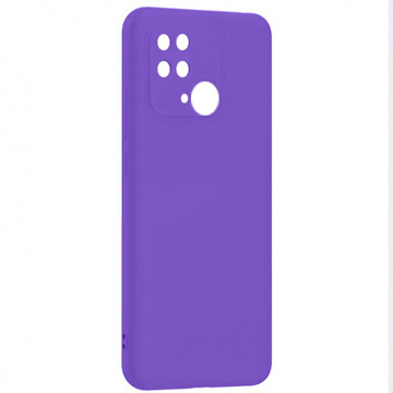 Чохол-накладка Soft Silicone Case Full for Xiaomi Redmi 10C Lilac