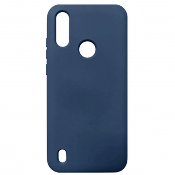 Чехол-накладка Soft Silicone Case Motorola E6S/E6i Dark Blue