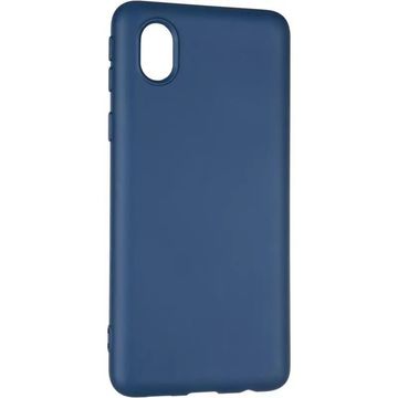 Чехол-накладка Soft Silicone Case Samsung A013 (A01 Core) Dark Blue
