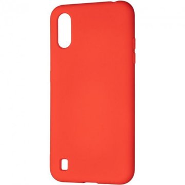 Чехол-накладка Soft Silicone Case Samsung A015 (A01) Red