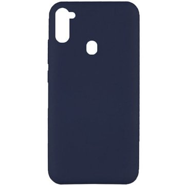 Чохол-накладка Soft Silicone Case Samsung A115 (A11) Dark Blue