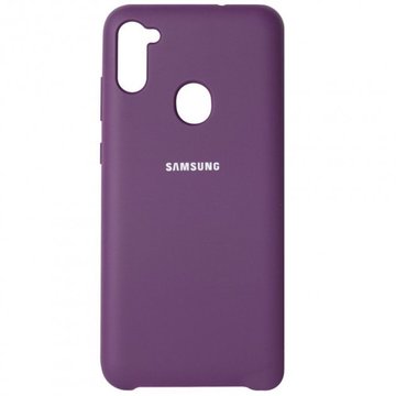 Чехол-накладка Soft Silicone Case Samsung A115 (A11) Purpl