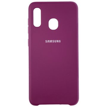 Чехол-накладка Soft Silicone Case Samsung A207 (A20s) Purple