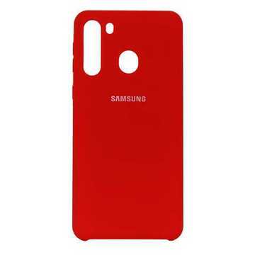 Чехол-накладка Soft Silicone Case Samsung A215 (A21) Red