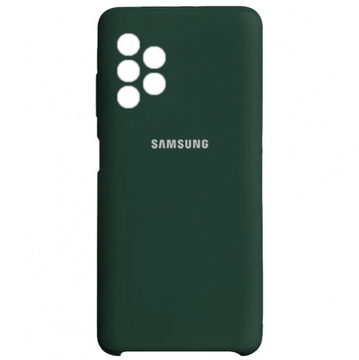 Чехол-накладка Soft Silicone Case Samsung A326 (A32 5G) Dark Green