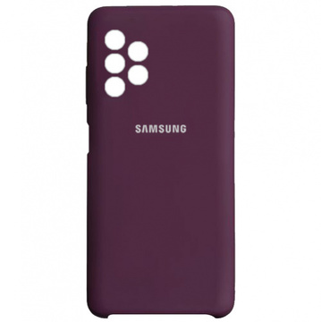 Чехол-накладка Soft Silicone Case Samsung A326 (A32 5G) Plum