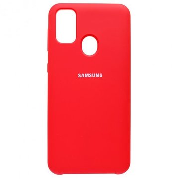 Чехол-накладка Soft Silicone Case Samsung M21/M30s Red