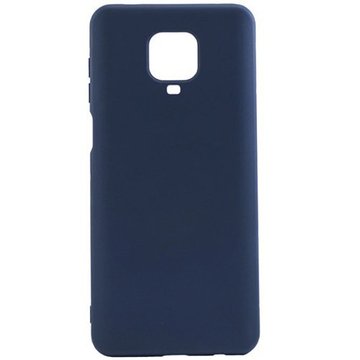 Чехол-накладка Soft Silicone Case Xiaomi Redmi Note 9S/9 Pro Dark Blue