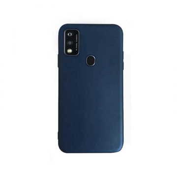Чохол-накладка Soft Silicone Case ZTE Blade A51 Dark Blue