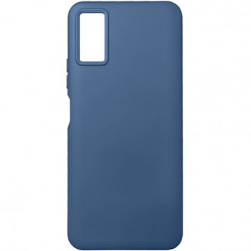Чохол-накладка Soft Silicone Case ZTE Blade A71 Dark Blue