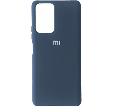 Чохол-накладка Soft Silicone Case for Xiaomi Redmi Note 10 5G/Poco M3 Pro Dark Blue