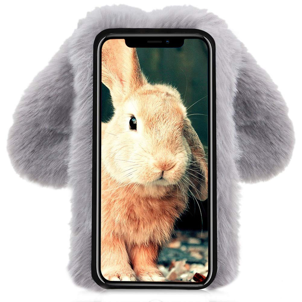 Чохол-накладка TJ Kings for iPhone XS Fluffy animal Rabbit