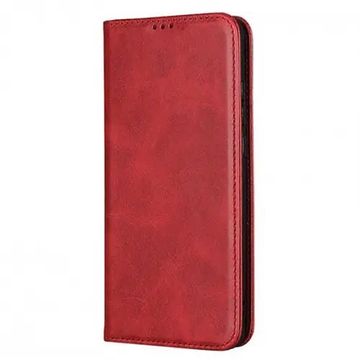 Чехол-книжка Leather Fold Nokia 1.4 Wine Red