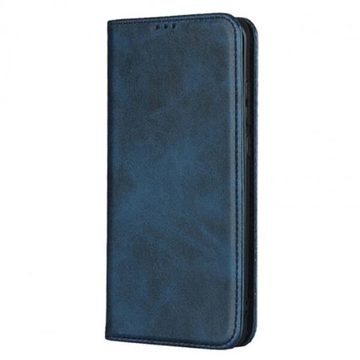 Чехол-книжка Leather Fold Poco X3/X3 Pro Dark Blue