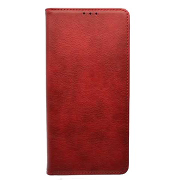 Чехол-книжка Leather Fold for Xiaomi Poco M4 Pro Wine Red