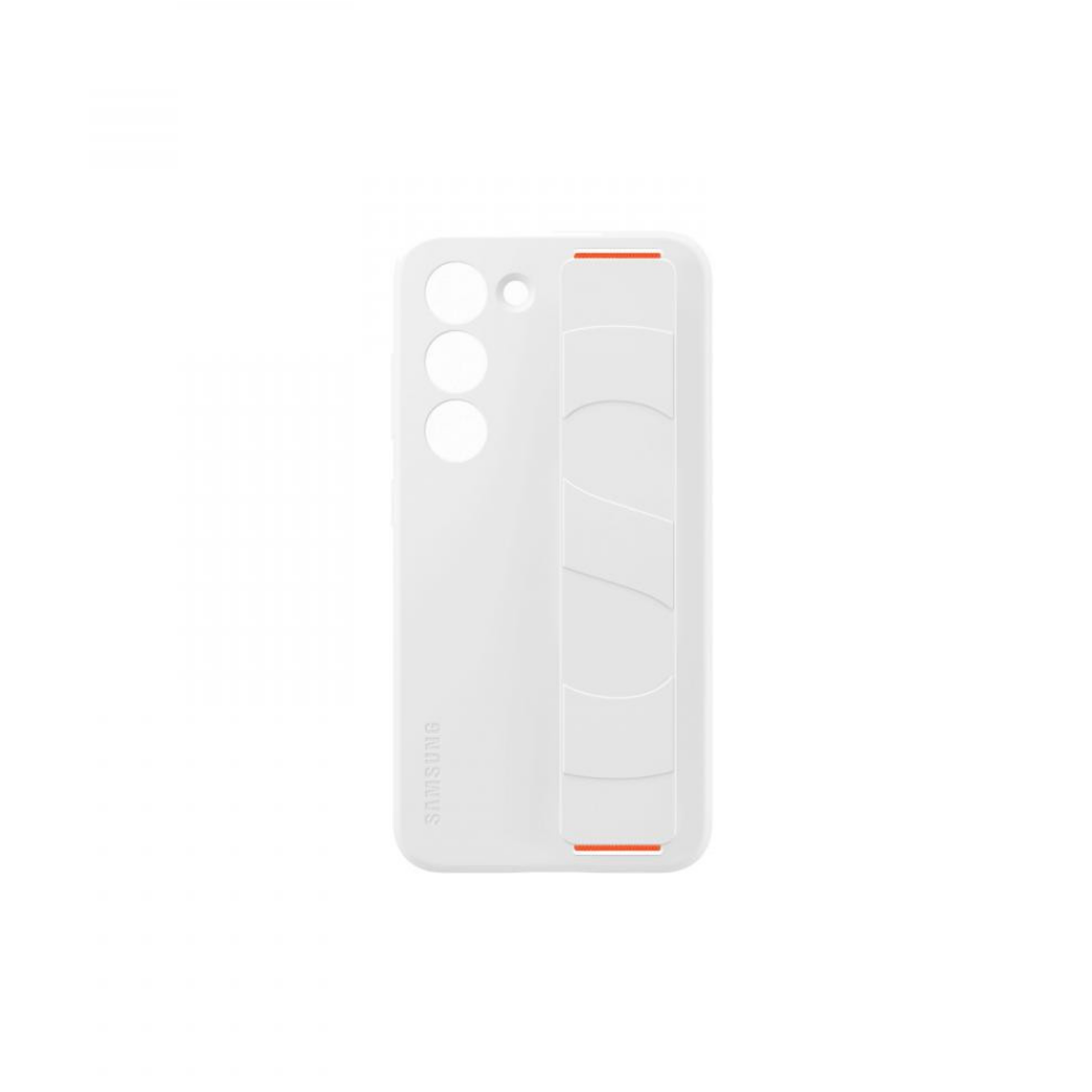 Чохол-накладка Samsung Galaxy S23 Plus Silicone Grip Case White (EF-GS916TWEGRU)