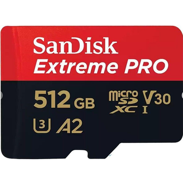 Карта памяти SanDisk 512GB C10 UHS-I U3 (SDSQXCD-512G-GN6MA)