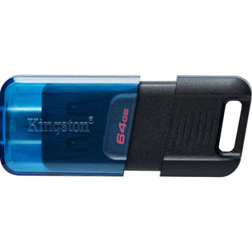 Флеш пам'ять USB Kingston 64GB DataTraveler 80 M Blue/Black (DT80M/64GB)