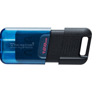 Флеш пам'ять USB Kingston 128GB DataTraveler 80 M Blue/Black (DT80M/128GB)